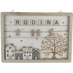 Závěsná dekorace s kolíčky RODINA D6121 – Zboží Živě
