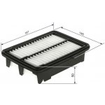 Vzduchový filtr BOSCH F 026 400 384 – Hledejceny.cz