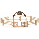Schleich 42434 ohrada pro koně se vstupní branou – Zboží Dáma