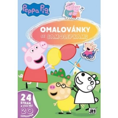 Omalovánky A4 se samolepkami Peppa Pig – Zbozi.Blesk.cz