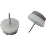 ZTS Kluzák s filcem, 22mm (bílý plast; šedý filc) F0101.20W – Hledejceny.cz