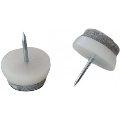 ZTS Kluzák s filcem, 22mm (bílý plast; šedý filc) F0101.20W – Hledejceny.cz