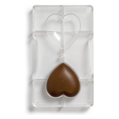 Decora forma na čokoládu srdce 6,7x6,6cm – Zboží Mobilmania