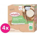 Babybio Brassé Kapsička rýže broskev hruška 4 x 85 g – Zboží Dáma