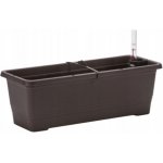 PLASTIA Samozavlažovací truhlík BERGAMOT 60 cm čokoládový – Hledejceny.cz