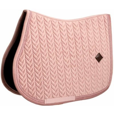 Kentucky Podsedlová dečka Velvet Mini Pearls old rose – Zboží Mobilmania