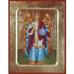 Svatý Archanděl Michael – Řecká ikona s vyřezávaným rámem – Hledejceny.cz
