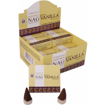 Vijayshree Vonné kužely Golden Nag Vanilla 10 ks
