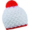 Čepice CoFEE Rough Style Čepice zimní bílá-červená