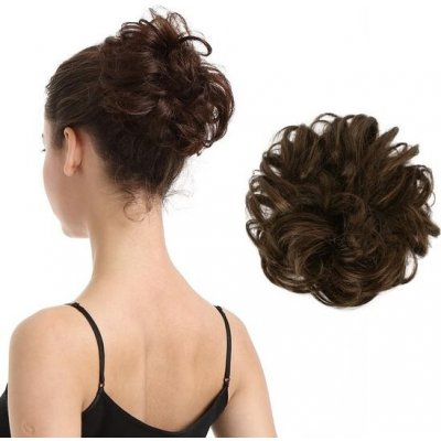 BARSDAR Drdol ze 100% pravých vlasů, prodlužování do drdolu černých hnědých vlasů pro ženy, Drdol z – Zboží Dáma