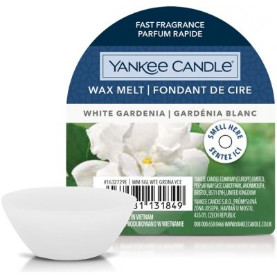 Yankee Candle vonný vosk - White Gardenia – Zbozi.Blesk.cz
