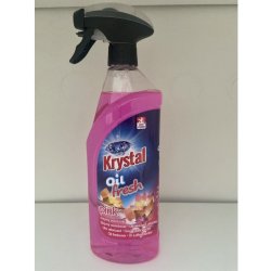 Krystal osvěžovač olej ový s rozprašovačem růžový 750 ml