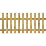 Dřevěný plot 178 x 80 cm přírodní impregnovaný – Zboží Mobilmania