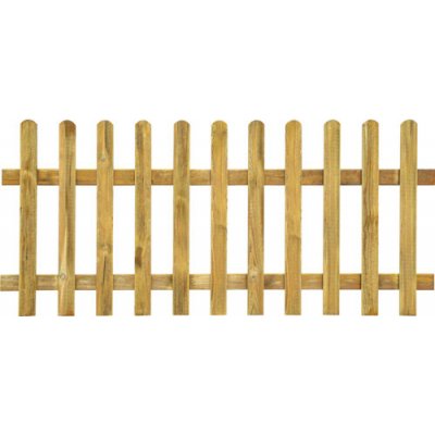 Dřevěný plot 178 x 80 cm přírodní impregnovaný – Zboží Mobilmania