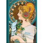 Art Mucha A5 denní 2025 – Zboží Živě