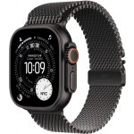 Apple Watch Ultra 3 (2025) 49mm Černý titan s černým titanovým milánským tahem S MF1N4QC/A – Hledejceny.cz