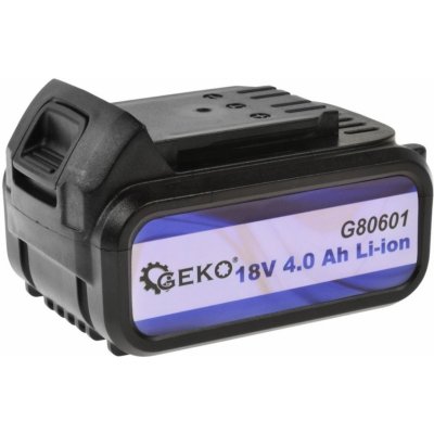 Geko G80601 18V 4Ah Li-ion – Zboží Mobilmania