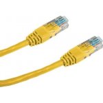 Datacom 1495 CAT5E, UTP, 0,25m, žlutý – Zboží Živě