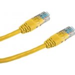 Datacom 1495 CAT5E, UTP, 0,25m, žlutý – Sleviste.cz