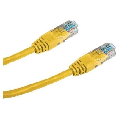 Datacom 5027165015 Patch UTP cat5e, 0,25m, žlutý