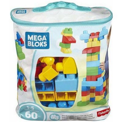 Mega Bloks First Builders Big Building bag boys 60 ks – Sleviste.cz