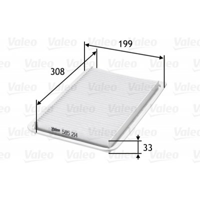 Vzduchový filtr VALEO 585214 – Hledejceny.cz