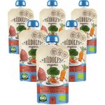 Rudolfs BIO kapsička batáty brokolice mrkev losos 6 x 110 g – Sleviste.cz