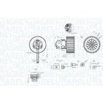 vnitřní ventilátor MAGNETI MARELLI 069412344010 | Zboží Auto