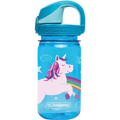 Nalgene Clear Kids OTF 350 ml Blue unicorn sustain – Zboží Mobilmania
