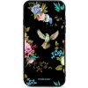 Pouzdro a kryt na mobilní telefon Apple Pouzdro Mobiwear Glossy Apple iPhone 6s - G041G - Ptáček a květy