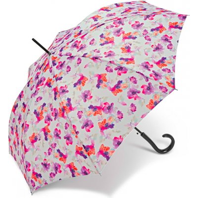 Pierre Cardin Floral Sand dámský holový deštník květinový bílý – Zboží Mobilmania