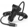 Nabíječky k GPS Hama USB-C autonabíječka s kabelem 1 m 2,4 A černá (201609) Nabíječka do auta