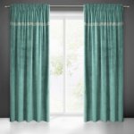 EUROFIRANY ZATEMŇOVACÍ ZÁVĚS NA PÁSCE JOVITA 140X270 CM ZELENÁ – Sleviste.cz