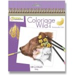 Umělecké omalovánky Coloriage Wild 4 GY093 antistresové omalovánky Emmanuelle Colin – Zboží Dáma