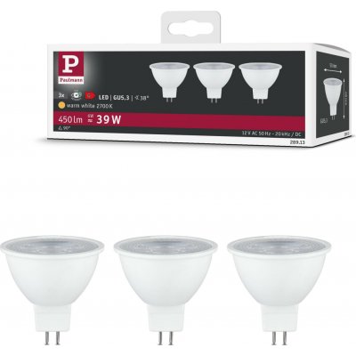 Paulmann LED reflektor GU5,3 12V 3x6W 2700K bílá – Hledejceny.cz