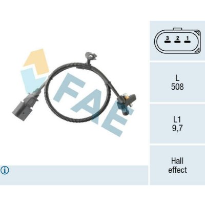 Generátor impulsů, klikový hřídel FAE 79495 – Hledejceny.cz