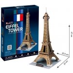 CubicFun 3D puzzle Eiffelova věž zlatá 39 ks – Zboží Dáma