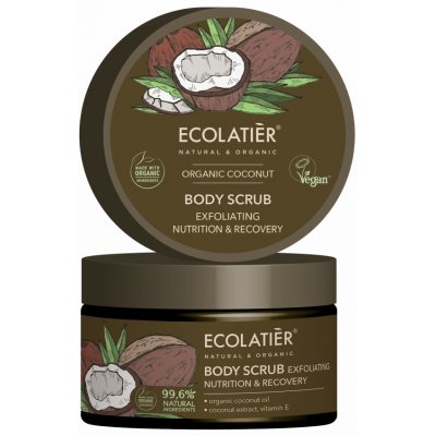 EcoLatier tělový peeling výživa a oživení Kokos 300 g – Zbozi.Blesk.cz