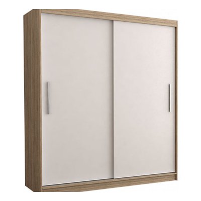 Idzczak Vista 04 150 cm s posuvnými dveřmi Stěny bílá / dub – Zboží Mobilmania