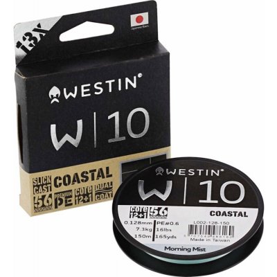 Westin šňůra W10 13 Braid Coastal Morning Mist 150m 0,128mm 7,3kg