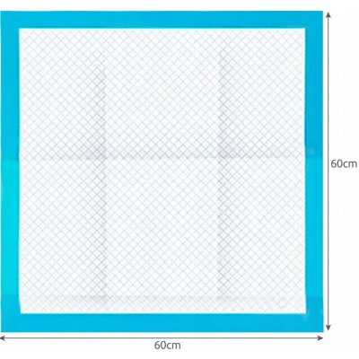 Purlov 21601 Tréninkové absorpční podložky pro psy 60 x 60 cm 100 ks – Zboží Mobilmania