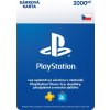 Herní kupon PlayStation Store Fyzická dárková karta 2000 Kč
