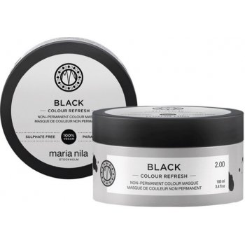 Maria Nila Colour Refresh Black 2.00 maska s barevnými pigmenty 100 ml