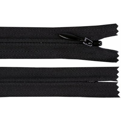 Spirálový zip skrytý YKK No 4 délka 60 cm, střední, 580 černá – Hledejceny.cz