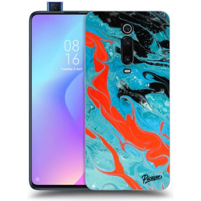 Pouzdro Picasee silikonové Xiaomi Mi 9T Pro - Blue Magma černé – Zbozi.Blesk.cz