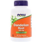 Now Foods Foods Pampeliška Dandelion 500 mg 100 kapslí – Hledejceny.cz