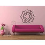 dekorace-steny.cz 566 - Samolepka na zeď - Mandala - 80 x 80 cm – Zboží Dáma
