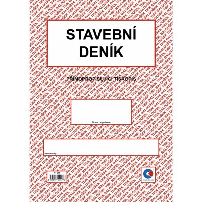 Baloušek Tisk PT255 Stavební deník – Sleviste.cz