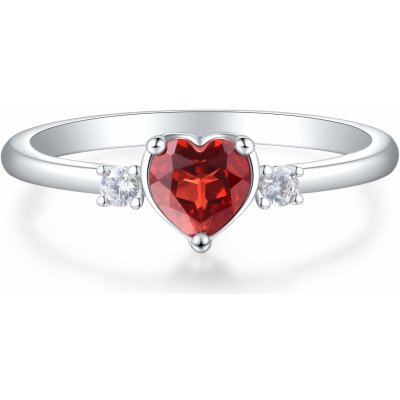 Olivie Stříbrný prsten PŘÍRODNÍ GRANÁT 8931 – Zboží Dáma