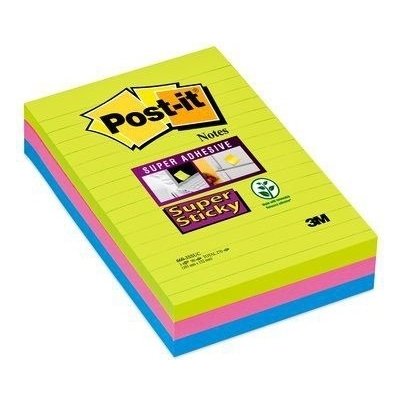 Bloček Post-it 660-3SSUC, linkovaný, 101x152 mm, 3x90 lístků – Hledejceny.cz